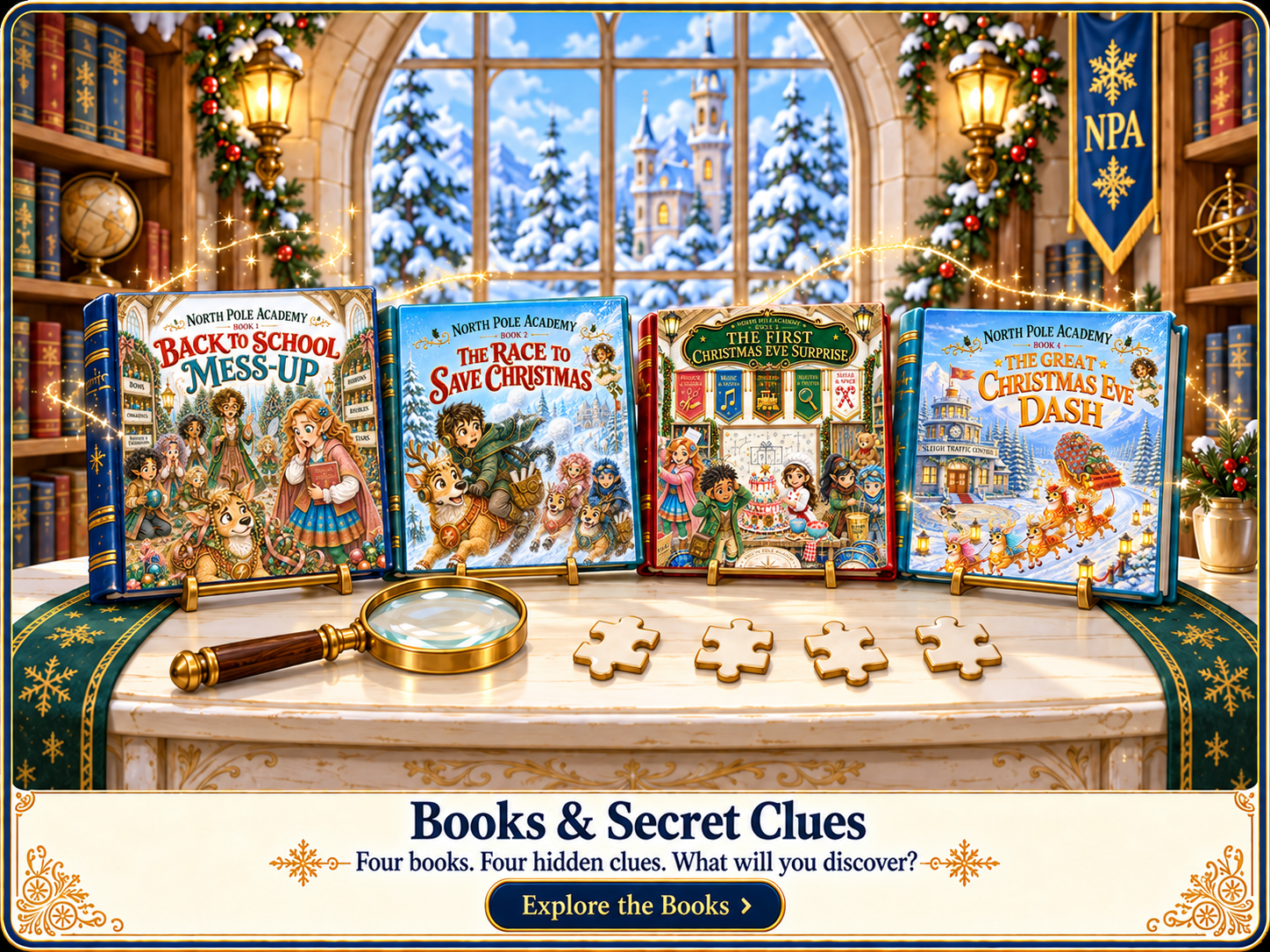 Books and Secret Clues — Explore the Books