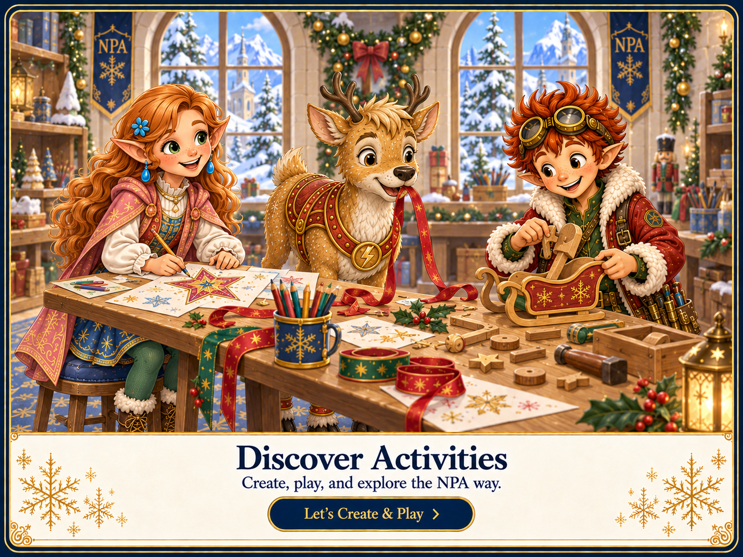 Discover Activities — Let’s Create and Play